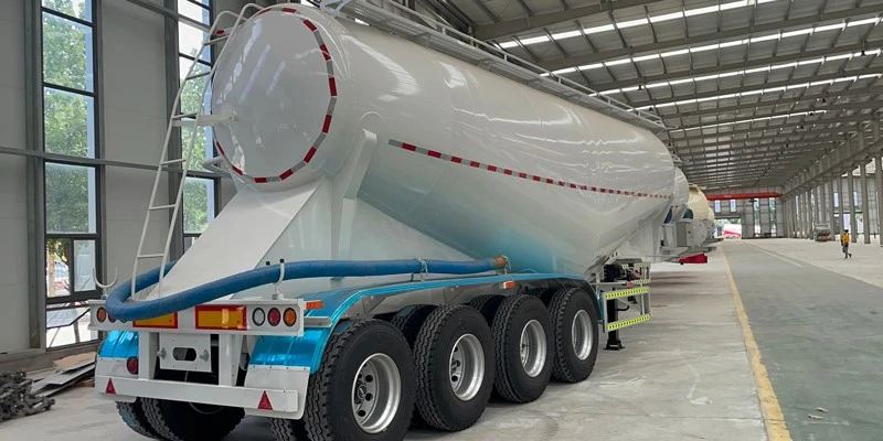 Bulk Cement Trailer for Sale with Customizable Capacity Bulk Cement Trailer for Sale with Customizable Capacity