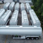 45000L Aluminum 4-Axle Tanker Trailer for Fuel