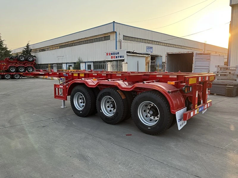 Skeletal Truck Trailer