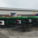 3 Axle 60 Ton Flatbed Semi Trailer