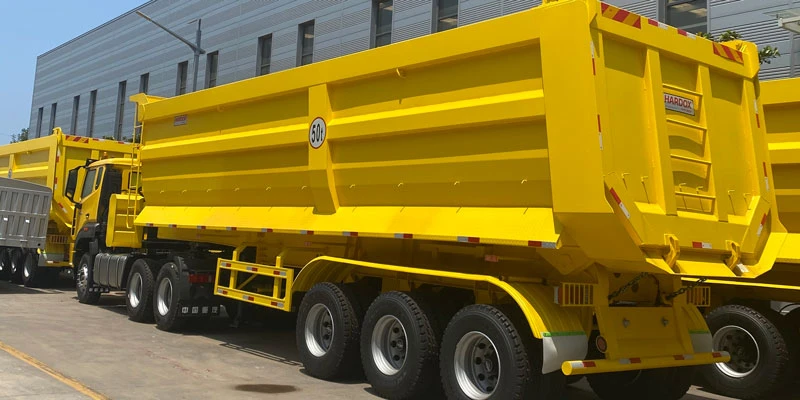 3 Axles 50 Ton End Dump Semi Trailer 3 Axles 50 Ton End Dump Semi Trailer