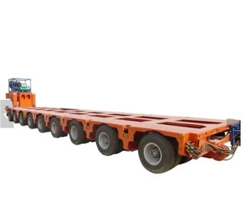 product-1-1 Orange multi-axle low platform trailer