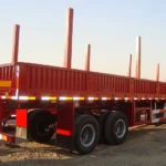 2-Axle 60 Ton Side Wall Trailer for Construction