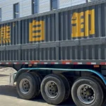 Gjysmërimorkio me 3 akse 30 ton 40ft për Eskavator