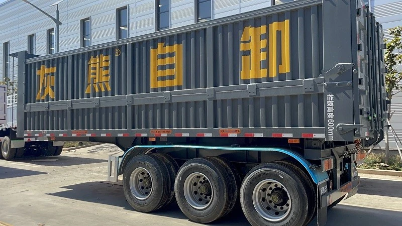 3 Axle Dump Semi Trailer