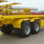 2-Axle 80 Ton 40ft Skeleton Container Trailer