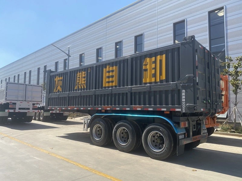 3 Axle Dump Semi Trailer