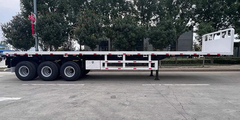 3 Axle Cargo Flatbed Semi Trailer for Sale 3 Axle Cargo Flatbed Semi Trailer for Sale
