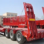 Remorque porte-engins lourde 30-80 tonnes 40 pieds à vendre