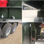 3 Axles 50 Ton End Dump Semi Trailer