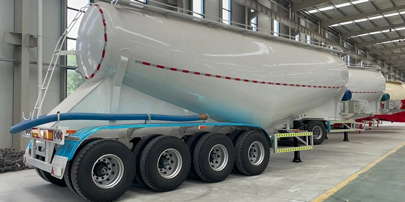 Bulk Cement Trailer for Sale with Customizable Capacity Bulk Cement Trailer for Sale with Customizable Capacity