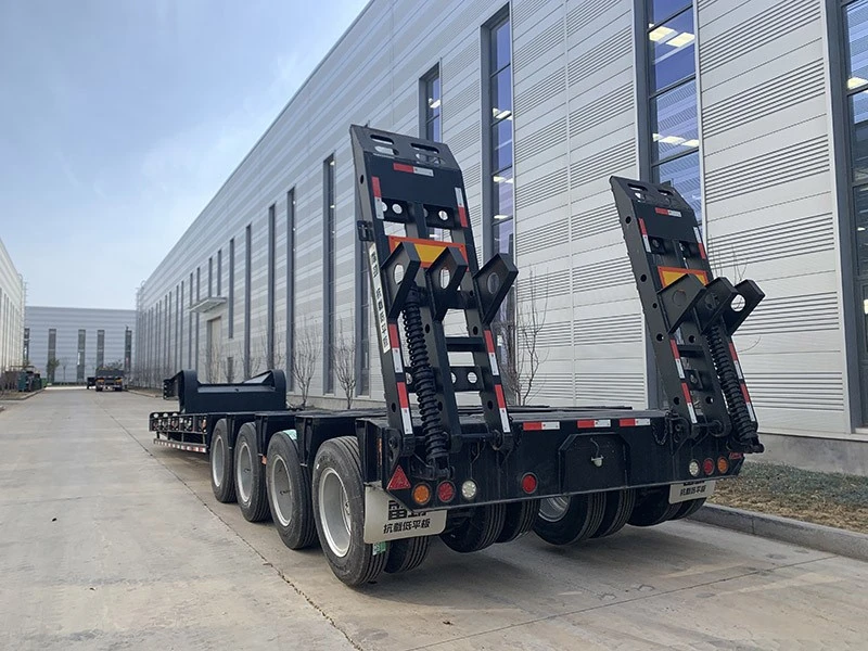 4 Axle Lowbed Semi Trailer 4 Axle Lowbed Semi Trailer