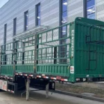 3-Axle 60 Ton Fence Trailer for Construction