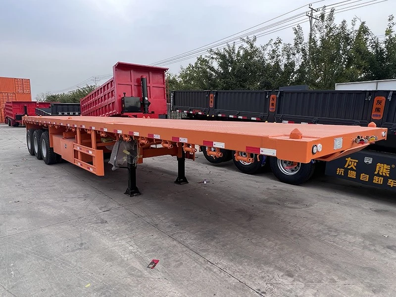 3 Axles 40ft Flatbed Trailer 3 Axles 40ft Flatbed Trailer