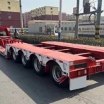 High-Low-High 4 Axle Lowbed Semi Trailer for Sale