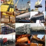 3-Aksesh 30 Ton 30ft Rimorkio Zbrazëse për Eskavator