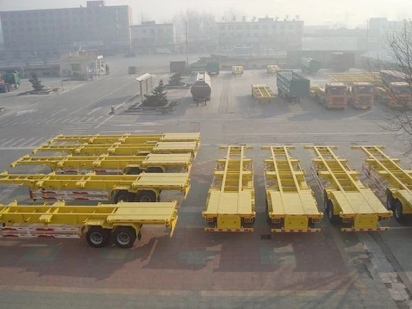 Container Skeleton Semi Trailer Container Skeleton Semi Trailer