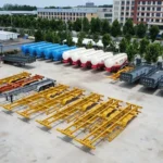3-Axle 20ft Skeleton Container Trailer