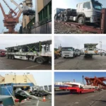 Collage of special trailer transport applications