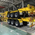 20ft Skeleton Container Semi Trailer