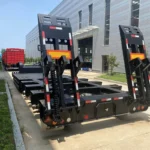 4-Axle 120 Ton Lowbed Trailer for Excavator