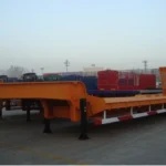 3/4 Axle 30-150 Ton Lowboy Semi Trailer for Sale