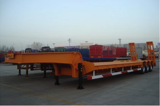 Lowboy Semi Trailer