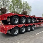 2-Axle 80 Ton 45ft Lowbed Trailer for Machinery
