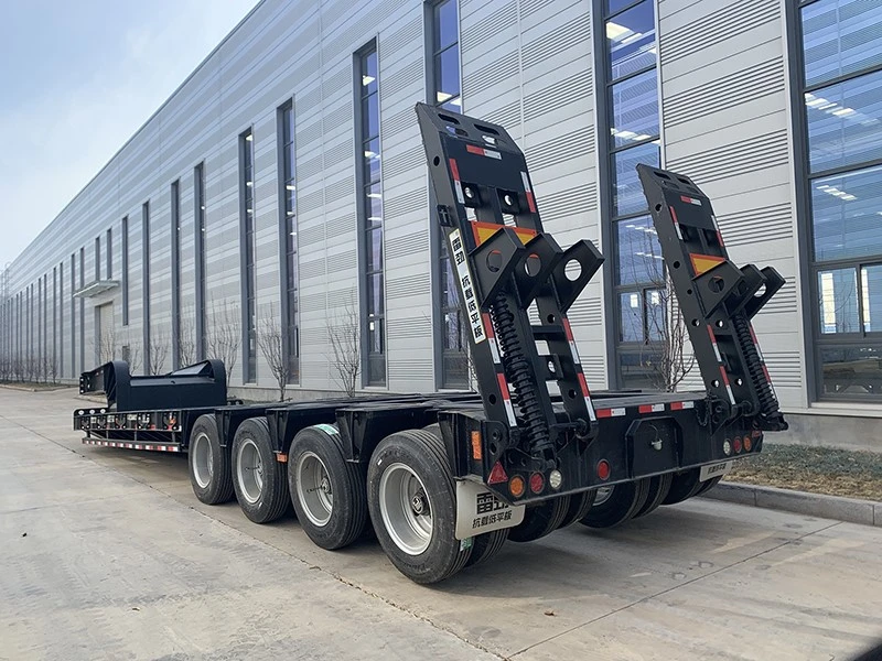 4 Axle Lowbed Semi Trailer 4 Axle Lowbed Semi Trailer