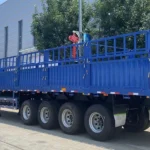 4-Axle 40 Ton Fence Trailer for Machinery