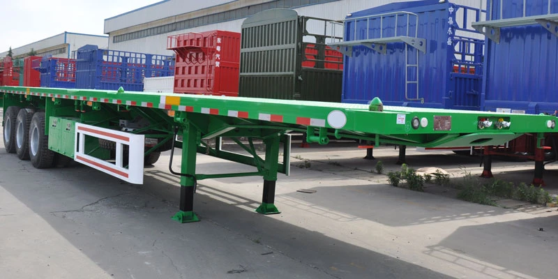 2/3/4 Axle Flatbed Semi Trailer for Sale 2/3/4 Axle Flatbed Semi Trailer for Sale
