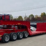 High-Low-High 4 Axle Lowbed Semi Trailer for Sale