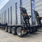 2-Axle 30 Ton 10ft Lowbed Trailer for Machinery