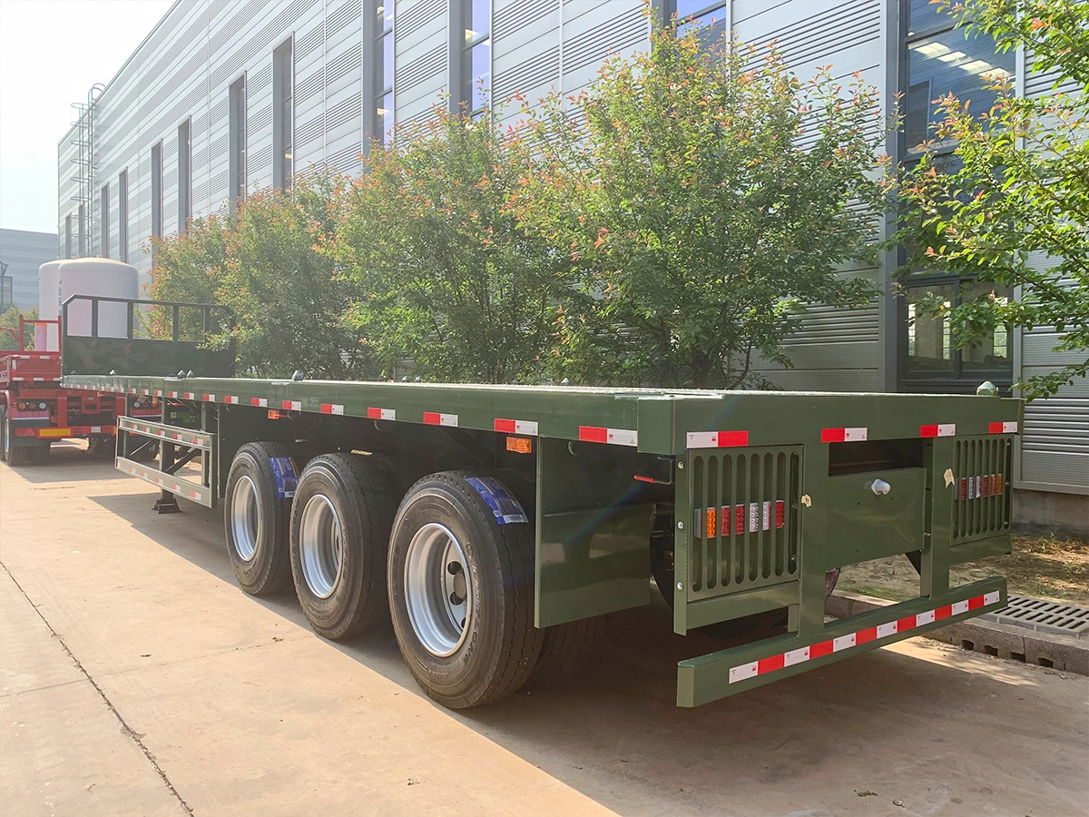 3 Axle 40ft Flatbed Semi Trailer for Panama 3 Axle 40ft Flatbed Semi Trailer for Panama