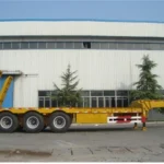 Gjysmërimorkio 2-Aksesh 30 Ton 48ft Lowbed për Ekskavator