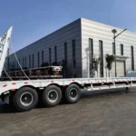 4-Axle 120 Ton Lowbed Trailer for Heavy Machinery