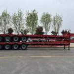 2-Axle 80 Ton 45ft Lowbed Trailer for Machinery