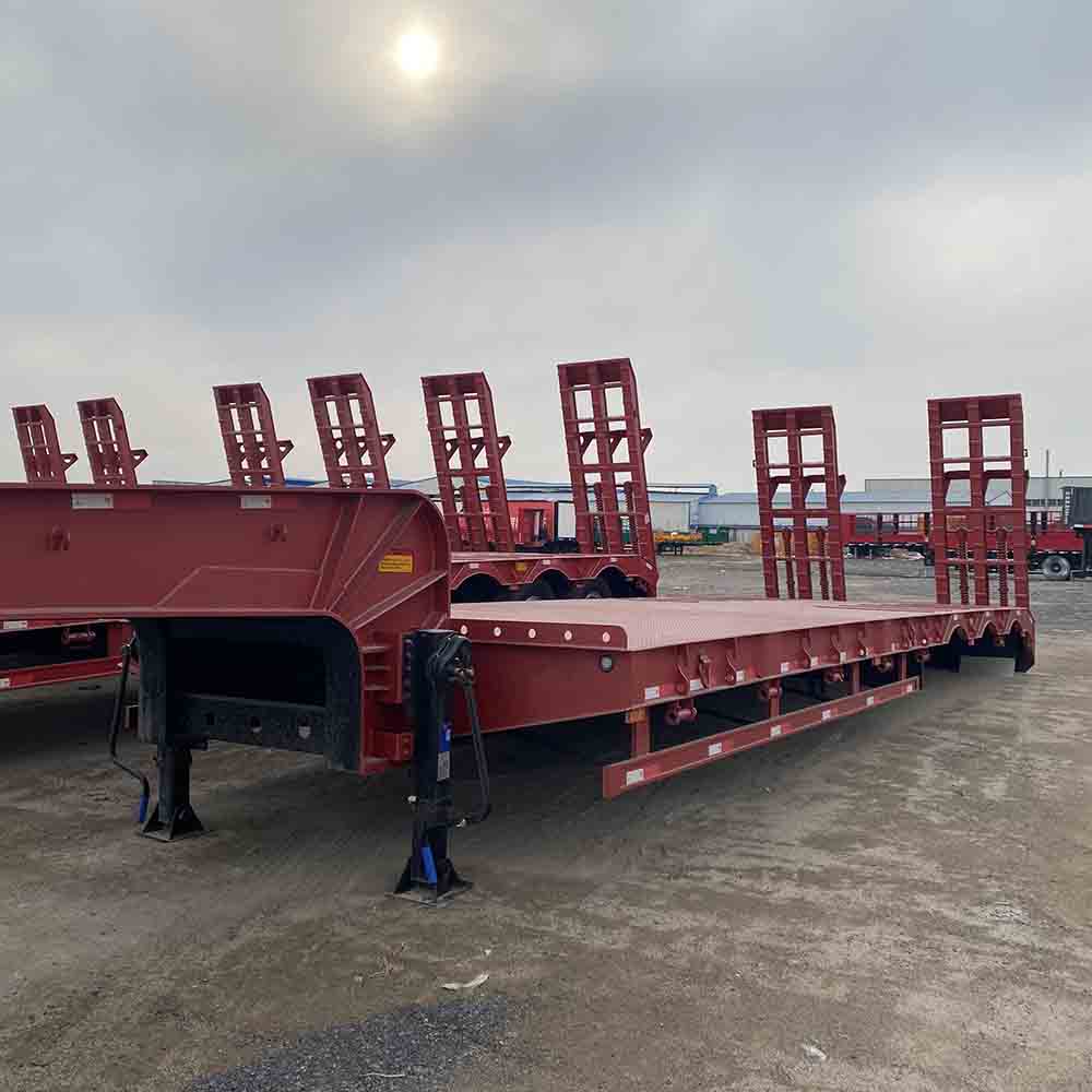 80 ton 3 axle Lowbed Trailer 80 ton 3 axle Lowbed Trailer