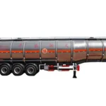 Silver tanker trailer shown in side profile
