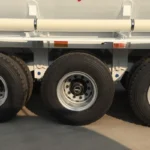 Semi-remorque citerne à carburant en acier au carbone 47 000 L à vendre