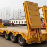 100 Ton 25ft Lowbed Trailer for Excavator