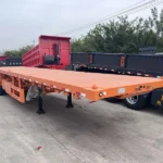3-Axle 40ft Flatbed Trailer for Fuel