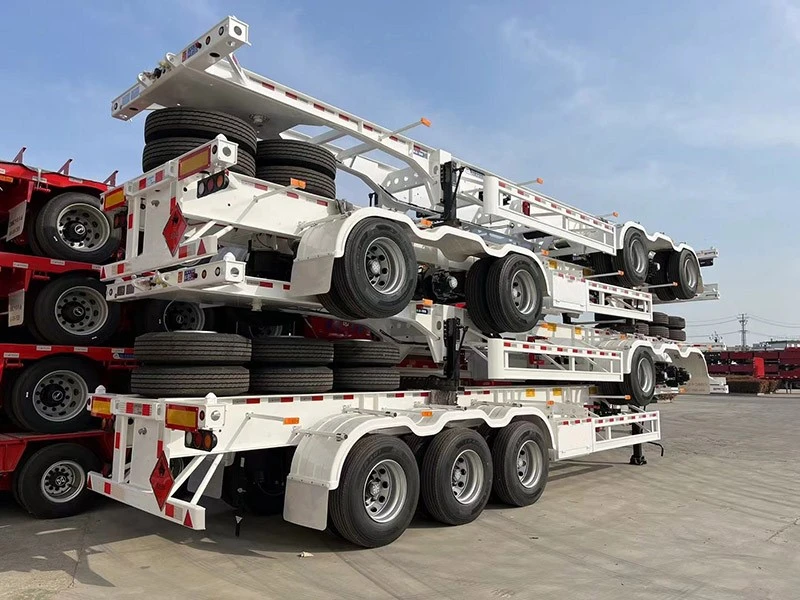 Gjysmërimorkio Skeleton për Container 20ft Gjysmërimorkio Skeleton për Container 20ft