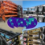 Skeleton Container Semi Trailer for Kenya Market