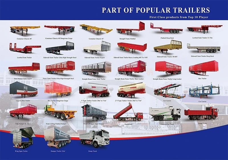 4 Axle Fence Semi Trailer