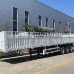 3-Axle 48ft Fence Trailer for Livestock