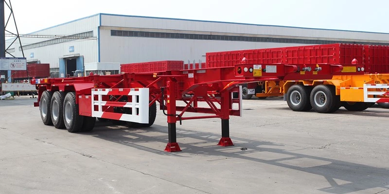Skeletal Truck Trailer