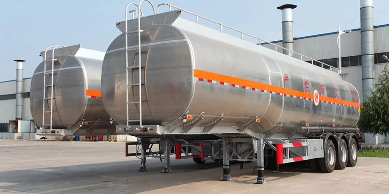 Semi-remorque citerne à carburant en aluminium 40000L/45000L à vendre
