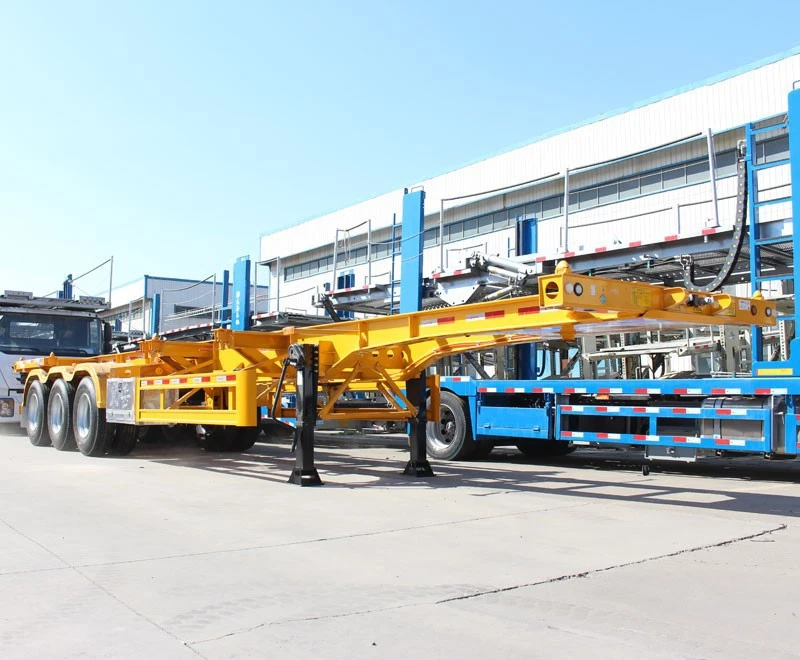 Skeletal Truck Trailer