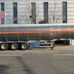 Aluminum 3-Axle 45ft Tanker Trailer for Fuel